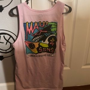Maui pink shirt tank